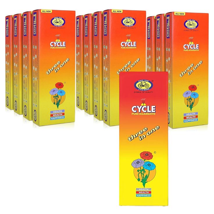 Cycle Three in One Incense Sticks/Agarabatti