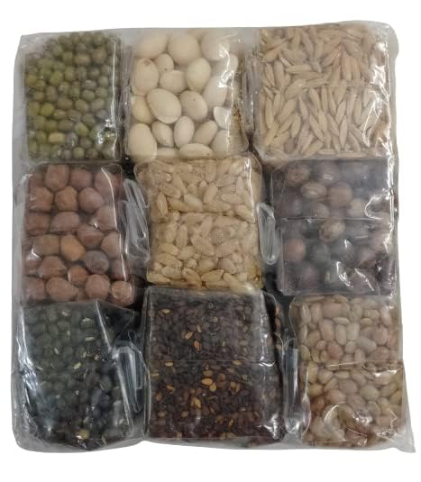 Navadhanya 9 Grain Set for Pooja /  Navagraha Kalu